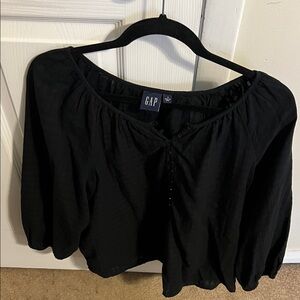 GAP Women's Elegant Black Blouse